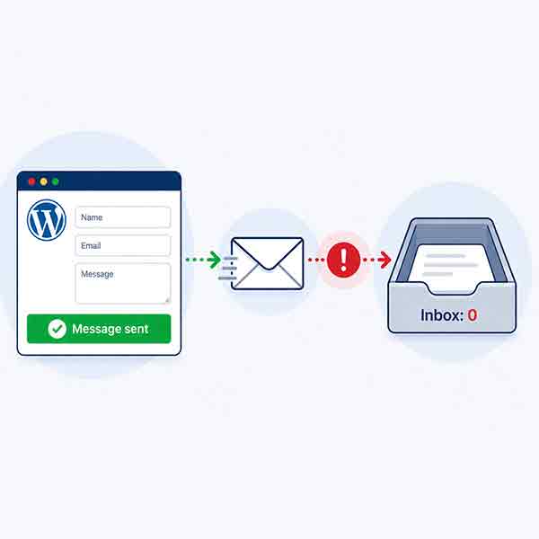 wordpress contact form not sending emails